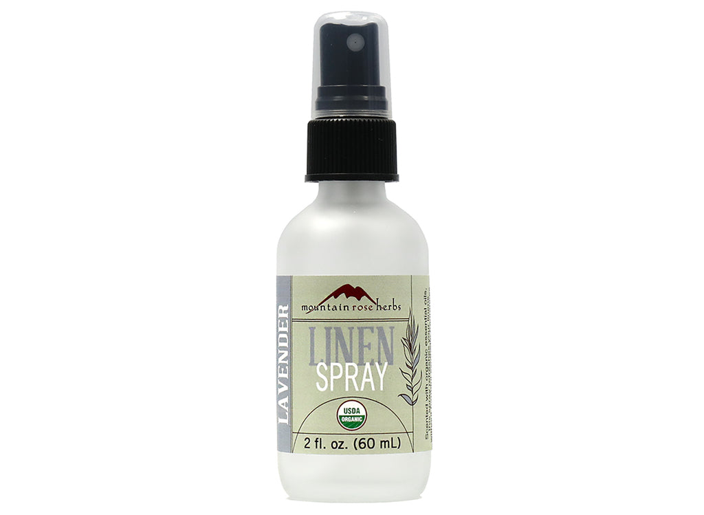 Organic Lavender Linen Spray 2oz Bottle w/ Mister