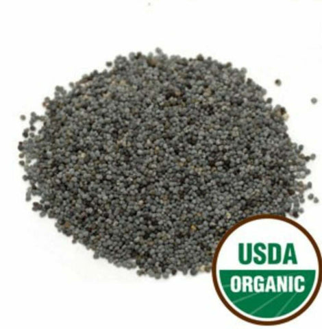 Organic Whole Poppy Seeds (Papaver somniferum)